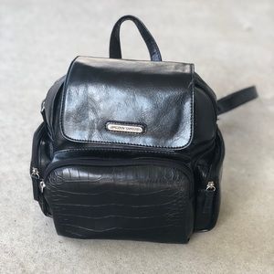 Jaclyn Smith faux leather mini backpack